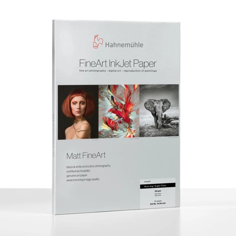 Image of Hahnemuehle Photo Rag Bright White A4 25 sheets