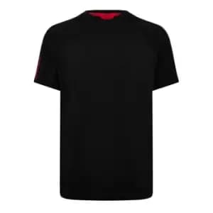 Image of Hugo Sporty Logo T-Shirt 10254453 0 - Black