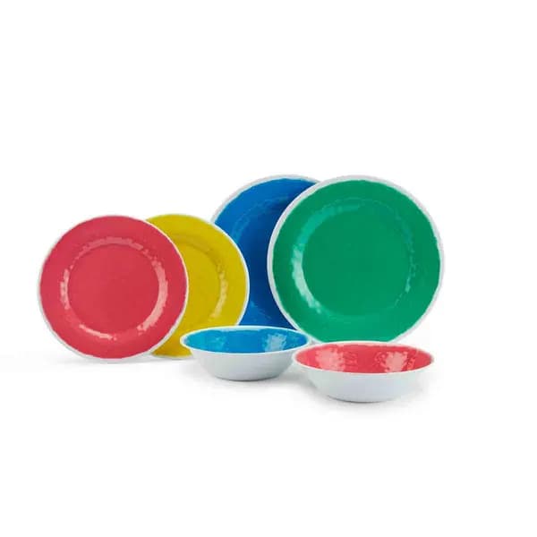 Image of Waterside 12Pc Summer Mix & Match Melamine 6258
