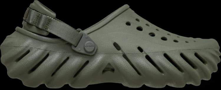 Image of Crocs Unisex Echo Clogs Dusty Olive W7/M6