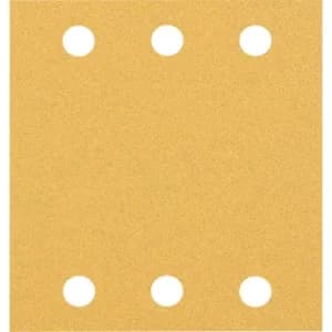 Image of Bosch Expert C470 Punched Hook and Look Sanding Sheets 115mm x 107mm 80g Pack of 10