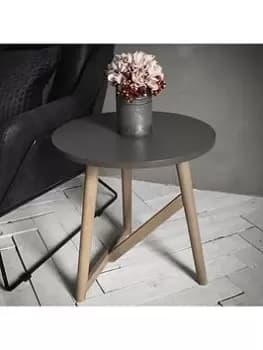 Image of Hometown Interiors Appin Round Side Table - Grey