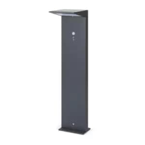 Image of JCC 2W Solar Bollard IP54 Warm White (3000K) Anthracite - JC17070