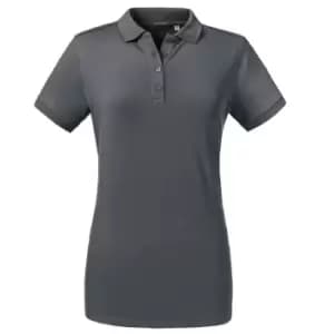 Image of Russell Womens/Ladies Tailored Stretch Polo (2XL) (Convoy Grey)