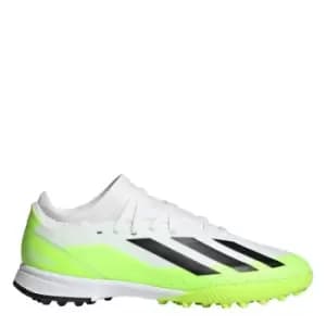 Image of adidas X .3 Childrens Astro Turf Trainers - White