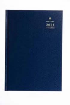 Image of Collins 44 A4 Day to Page 2021 Diary Blue