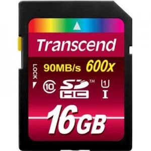 Image of Transcend Ultimate SDHC card 16GB Class 10, UHS-I