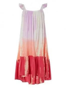 Image of Monsoon S.E.W Tie Dye Maxi Dress, Multi, Size 9-10 Years, Women