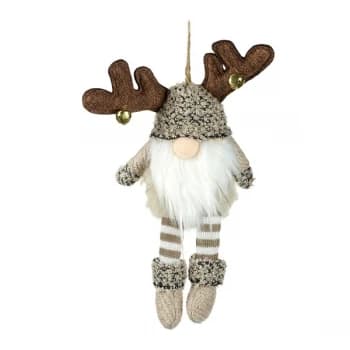Image of Hanging Reindeer Gonk With Bell Antlers
