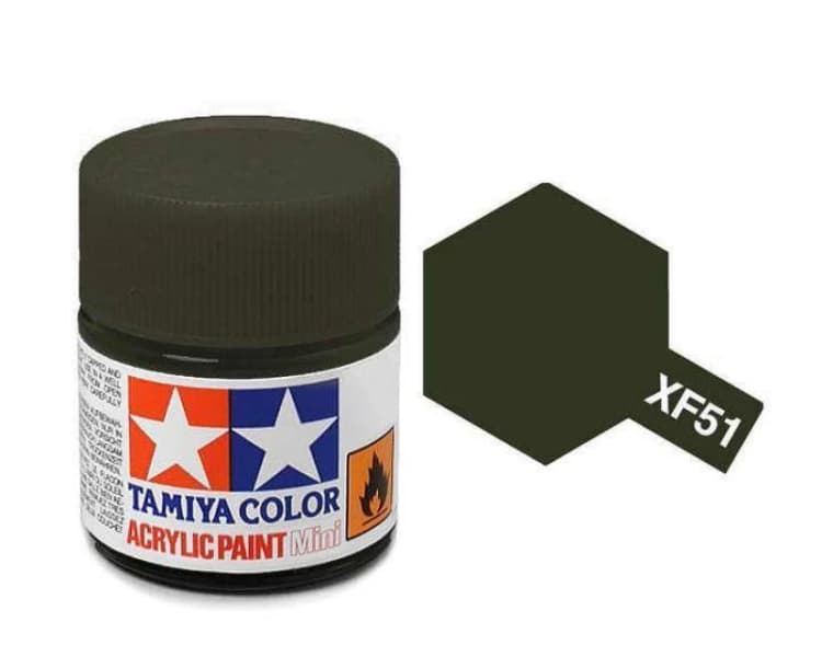 Image of Tamiya 91774 Acrylic Mini XF 74 Olive Drab (JGSDF) Matt Multi unisex