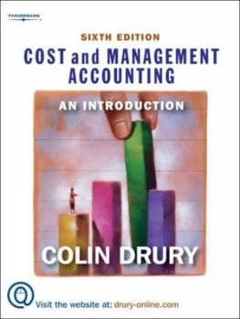 Image of Cost and Management Accounting by Colin Drury Paperback