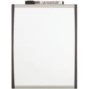 Image of Rexel Quartet Whiteboard with vaulted frame 28 x 21.5cm White