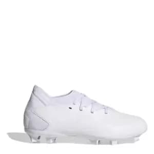 Image of adidas Predator Accuracy.3 Childrens Firm Ground Football Boots - White