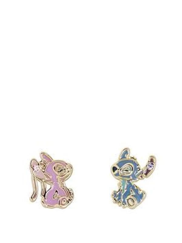 Image of Pendientes de tuerca de Stitch & Angel Mismatch talla unica Laton/base Sin piedra preciosa