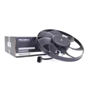 Image of RIDEX Cooling Fan 508R0012 Radiator Fan,Fan, radiator VW,AUDI,SKODA,Golf V Schragheck (1K1),TOURAN (1T1, 1T2),Passat Variant (3C5),GOLF VI (5K1)