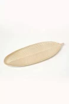 Image of Gold Decorative Leaf Coffee Table Tray