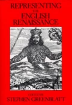 Image of Representing the English Renaissance by Stephen Greenblatt Book