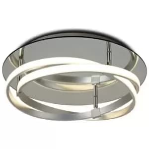 Image of Built-in LED ceiling lamp Infinity Silver 1 bulb 14cm