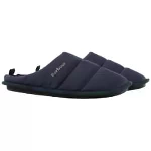 Image of Barbour Mens Scott Slippers Navy UK 10