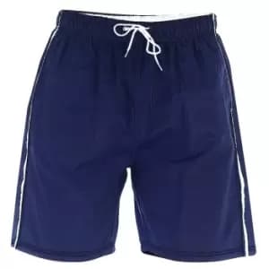 Image of Duke Mens Yarrow D555 Full Length Swim Shorts (M) (Navy)