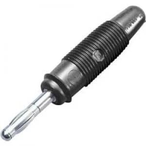 Image of Straight blade plug Plug straight Pin diameter 4mm Black SKS