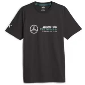 Image of Puma ESS Logo Tee - Black