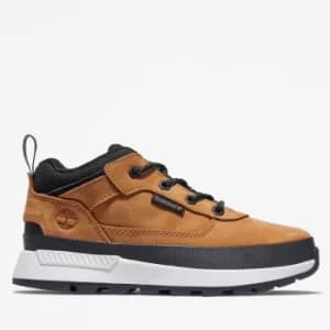 Image of Timberland Field Trekker Trainer For Youth In Yellow Yellow Kids, Size 1