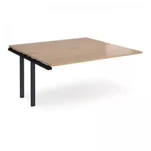 Image of Adapt add on unit single 1600mm x 1600mm - Black frame and beech top