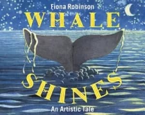 Image of whale shines an artistic tail