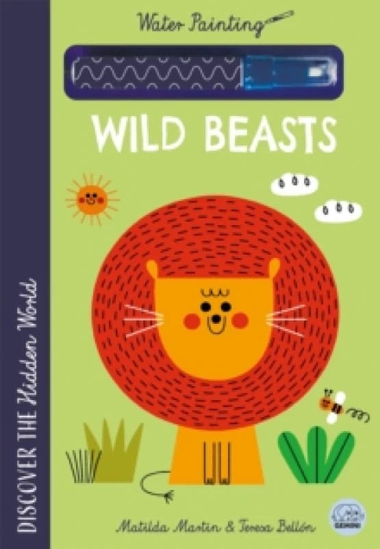 Image of Hidden World - Water Painting Wild Beasts Spiral bound