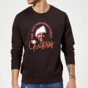 Image of National Lampoon Fun Old Fashioned Family Christmas Christmas Sweatshirt - Black