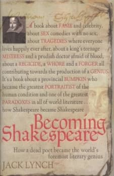 Image of Becoming Shakespeare by Jack Lynch Hardback