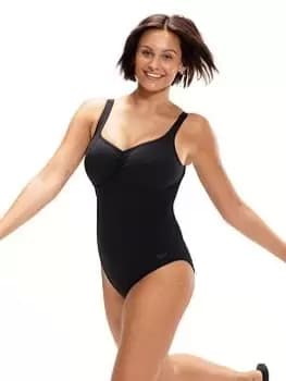 Image of Speedo Shaping AquaNite Swimsuit - Black, Size 36, Women