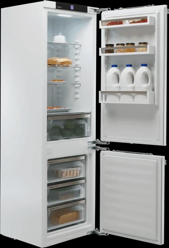 Image of Liebherr ICe5103 177cm 60/40 Integrated Fridge Freezer with Fixed Door Hinge - White - E Rated