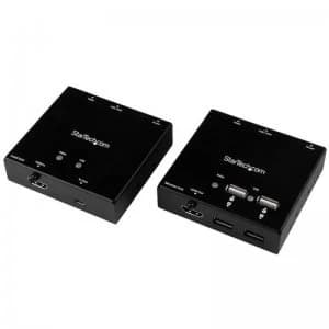Image of Startech.com HDMI over CAT6 Extender with 4-port USB Hub - 165ft (50m