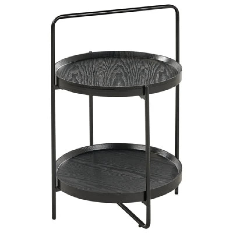 Image of Beliani Side Table Evart Black