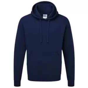 Image of Russell Colour Mens Hooded Sweatshirt / Hoodie (L) (French Navy)