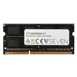 Image of V7 8GB DDR3 PC3-12800 - 1600mhz SO DIMM Notebook Memory Module - V7128008GBS-LV