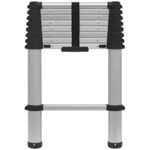 Image of Sealey ATL09 Aluminium Telescopic Ladder 9-Tread EN 131