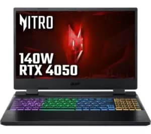 Image of Acer Nitro 5 AN515-58-55MF 15.6" Gaming Laptop - Intel Core i5, RTX 4050, 512GB SSD, Black