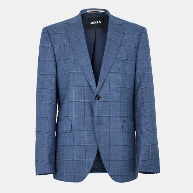 Image of Boss Mens H-Jeckson 2pcs 224 Suit Set Blue male 36 (46)