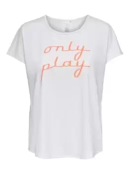 Image of ONLY Loose Fitted Training Top Women White