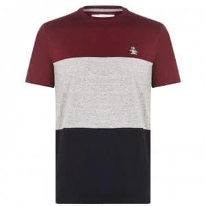 Image of Original Penguin Block T-Shirt - Port 608