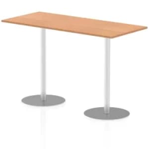 Image of Italia Poseur Table Rectangle 1800/800 Top 1145 High Oak