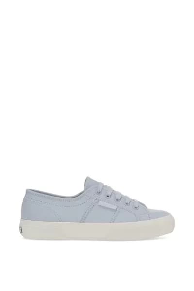 Image of Superga 2750 FGLU Leather mens Shoes (Trainers) in Black,4,5,8,9,10,11