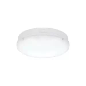 Image of Saxby Forca Cct - Integrated LED Outdoor Emergency Flush Light Gloss White, Opal IP65