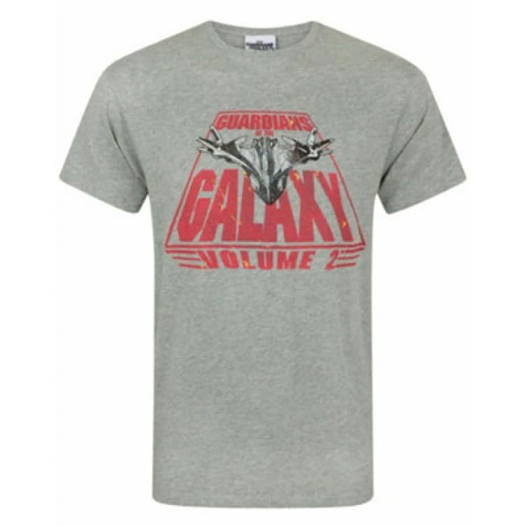 Image of Marvel Marvel Men Short Sleeved T-Shirt in Grey Size: Small Grey S Male 5056030898433