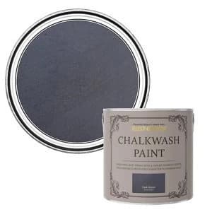 Image of Rust-Oleum Chalkwash Dark denim Flat matt Emulsion Paint 2.5L