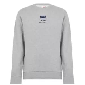 Image of Levis T2 Graphic Crew Sweater - Grey