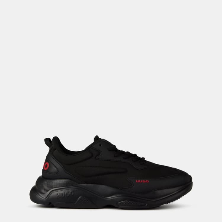Image of Hugo Leon Running Trainers - Black 8
